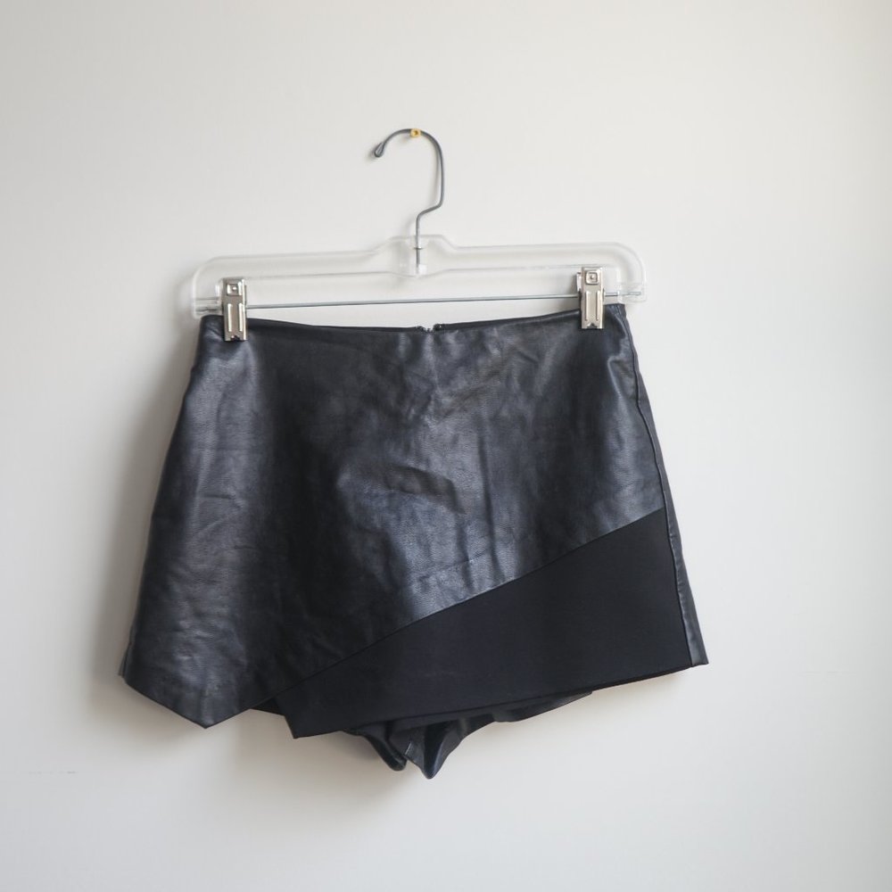 Leather Skort